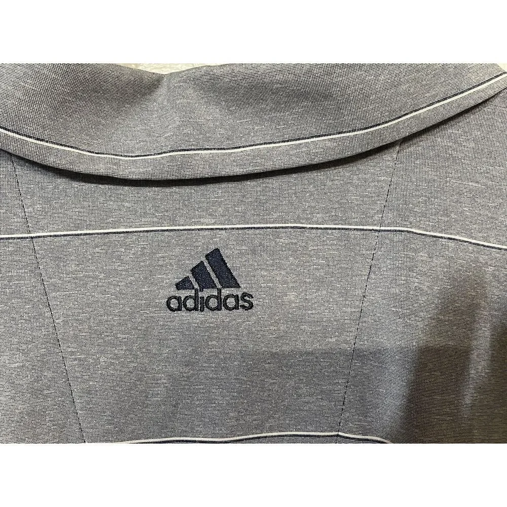 Adidas Men's Blue Gray Climalite Golf Polo Shirt‎ L